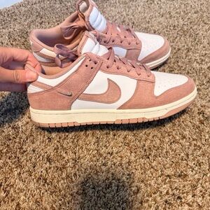 Nike Women's Blush and Cream Sneakers